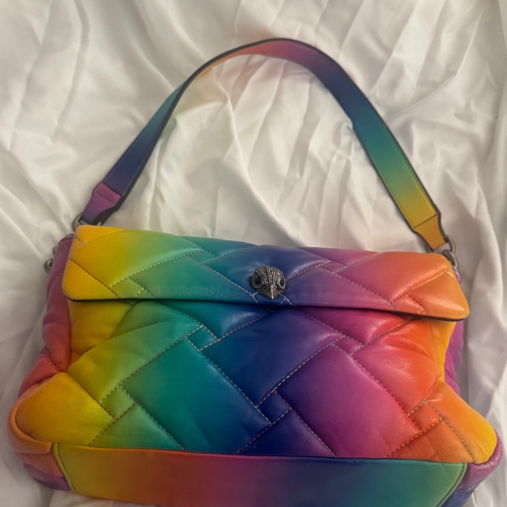 Kurt Geiger Multicolor Quilted Shoulder Bag - Picture 3 of 8